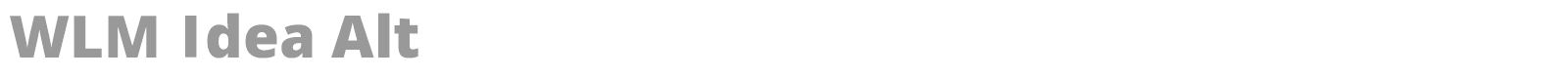 WLM Idea Alt font preview